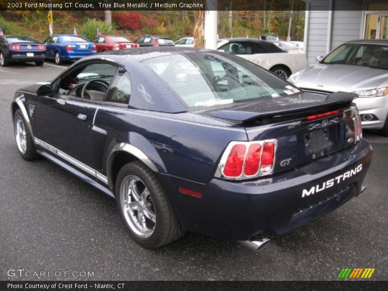 True Blue Metallic / Medium Graphite 2003 Ford Mustang GT Coupe
