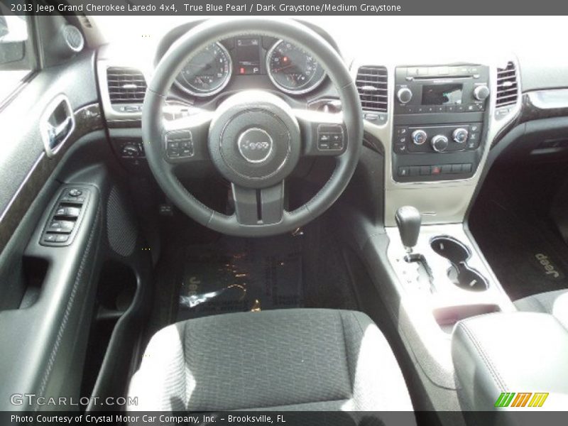 True Blue Pearl / Dark Graystone/Medium Graystone 2013 Jeep Grand Cherokee Laredo 4x4