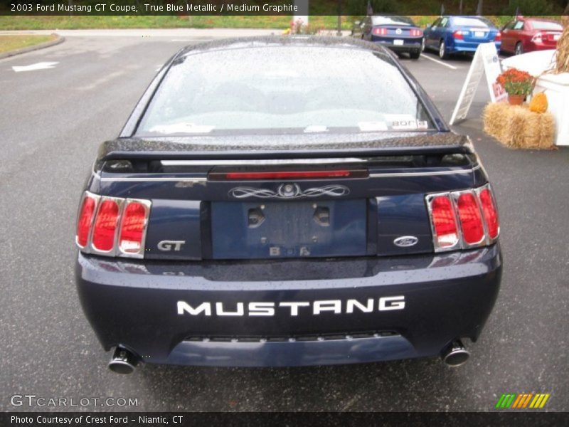 True Blue Metallic / Medium Graphite 2003 Ford Mustang GT Coupe