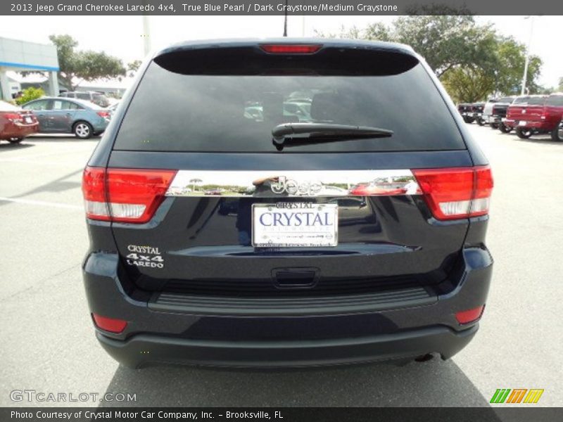 True Blue Pearl / Dark Graystone/Medium Graystone 2013 Jeep Grand Cherokee Laredo 4x4