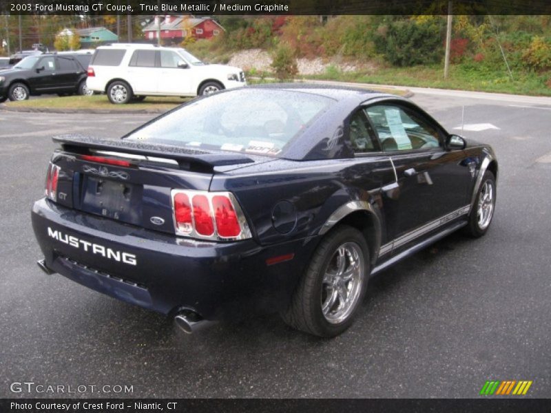 True Blue Metallic / Medium Graphite 2003 Ford Mustang GT Coupe