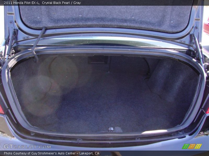 Crystal Black Pearl / Gray 2011 Honda Pilot EX-L