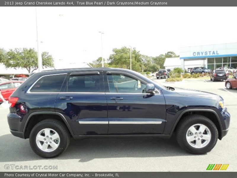 True Blue Pearl / Dark Graystone/Medium Graystone 2013 Jeep Grand Cherokee Laredo 4x4
