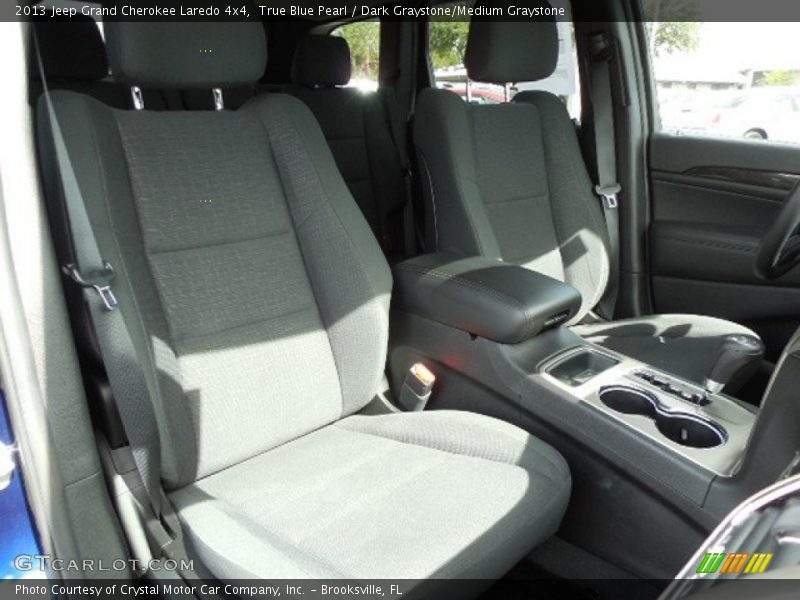 True Blue Pearl / Dark Graystone/Medium Graystone 2013 Jeep Grand Cherokee Laredo 4x4