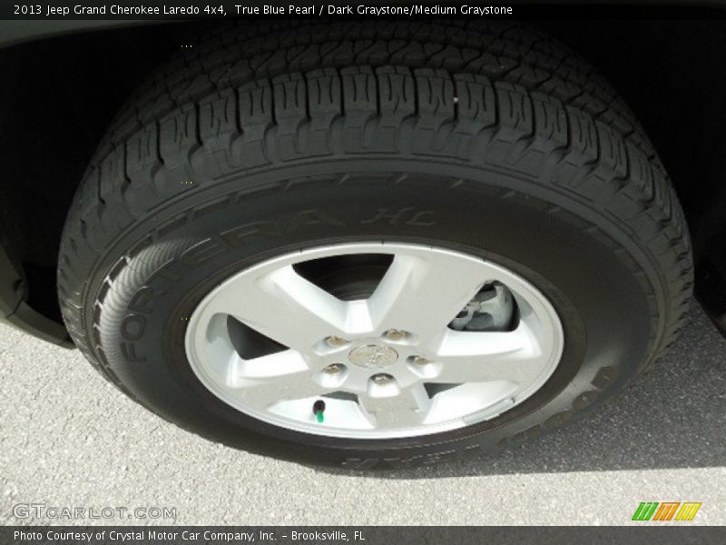True Blue Pearl / Dark Graystone/Medium Graystone 2013 Jeep Grand Cherokee Laredo 4x4