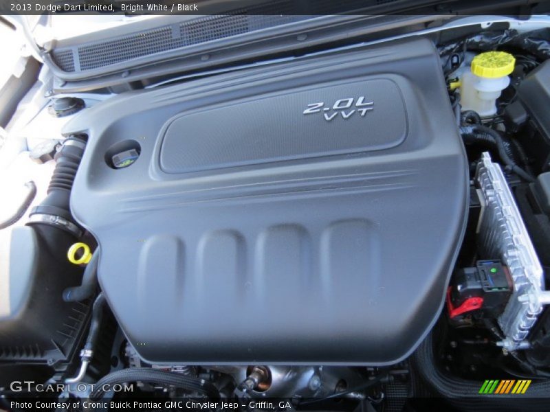 Bright White / Black 2013 Dodge Dart Limited