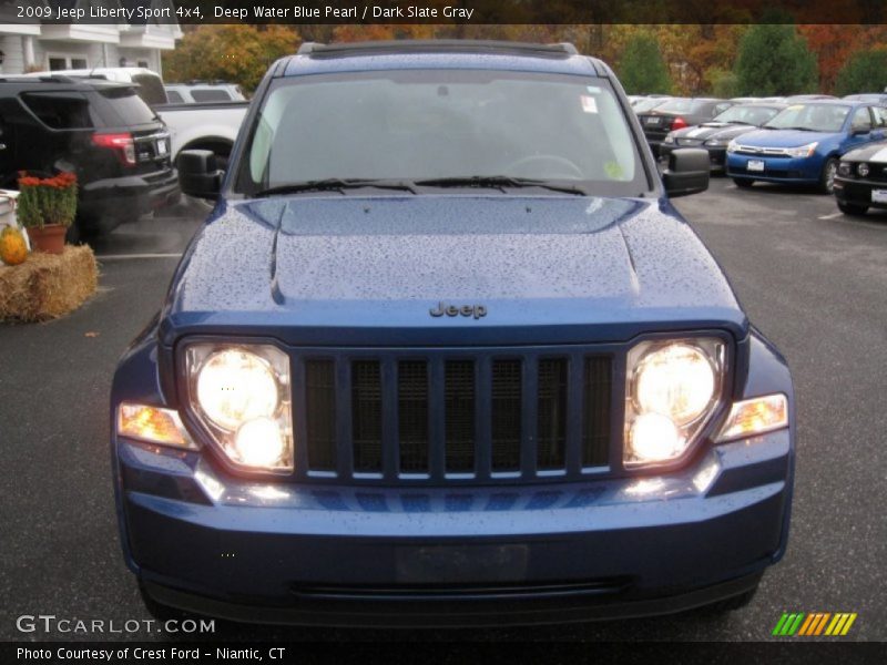 Deep Water Blue Pearl / Dark Slate Gray 2009 Jeep Liberty Sport 4x4
