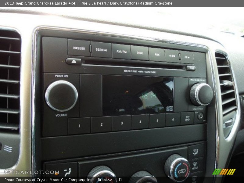 True Blue Pearl / Dark Graystone/Medium Graystone 2013 Jeep Grand Cherokee Laredo 4x4