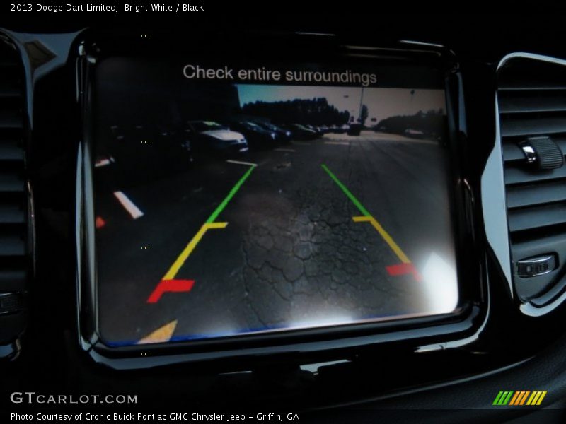 Bright White / Black 2013 Dodge Dart Limited