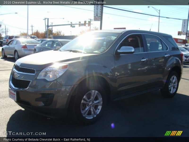 Mocha Steel Metallic / Jet Black/Light Titanium 2010 Chevrolet Equinox LS