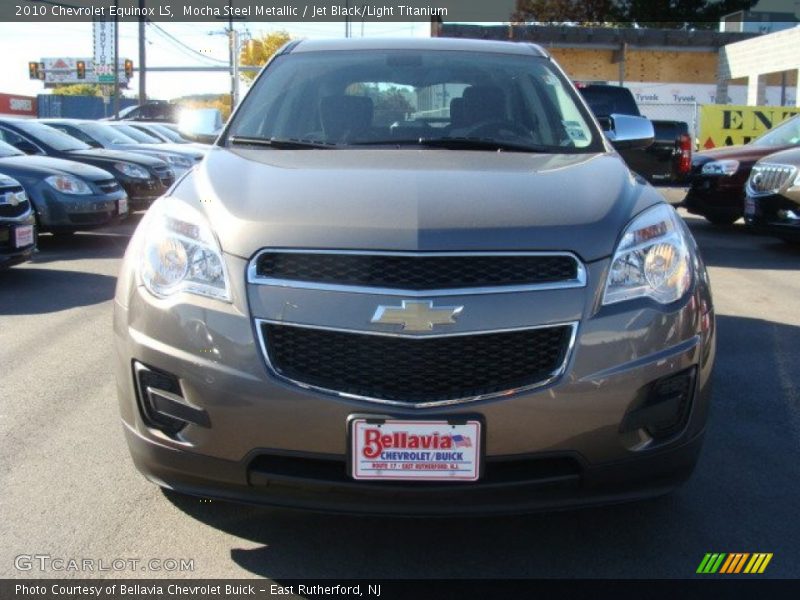Mocha Steel Metallic / Jet Black/Light Titanium 2010 Chevrolet Equinox LS