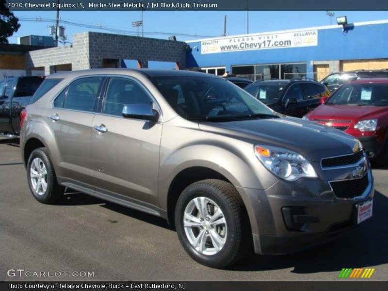 Mocha Steel Metallic / Jet Black/Light Titanium 2010 Chevrolet Equinox LS