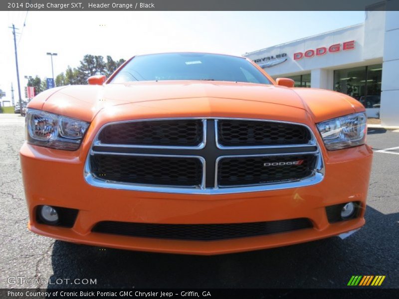 Header Orange / Black 2014 Dodge Charger SXT