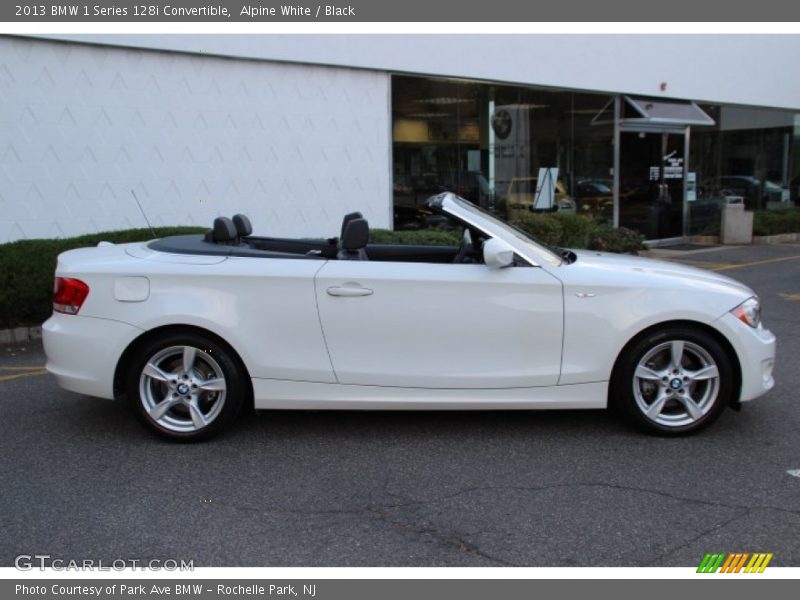 Alpine White / Black 2013 BMW 1 Series 128i Convertible