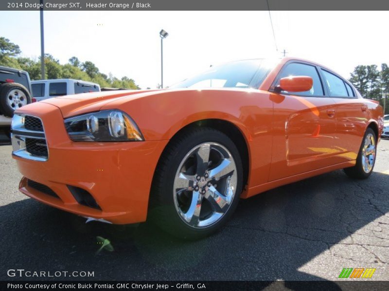 Header Orange / Black 2014 Dodge Charger SXT