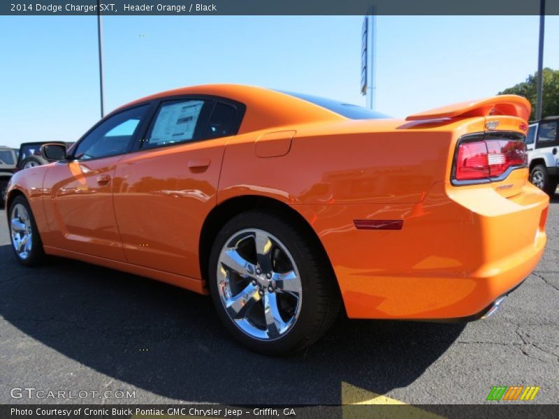 Header Orange / Black 2014 Dodge Charger SXT