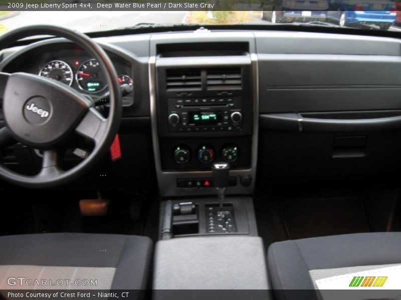 Deep Water Blue Pearl / Dark Slate Gray 2009 Jeep Liberty Sport 4x4