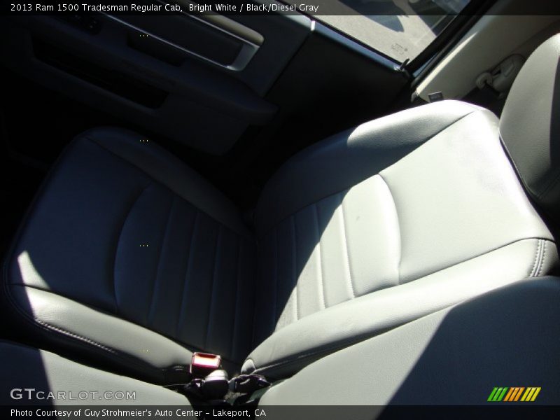 Bright White / Black/Diesel Gray 2013 Ram 1500 Tradesman Regular Cab