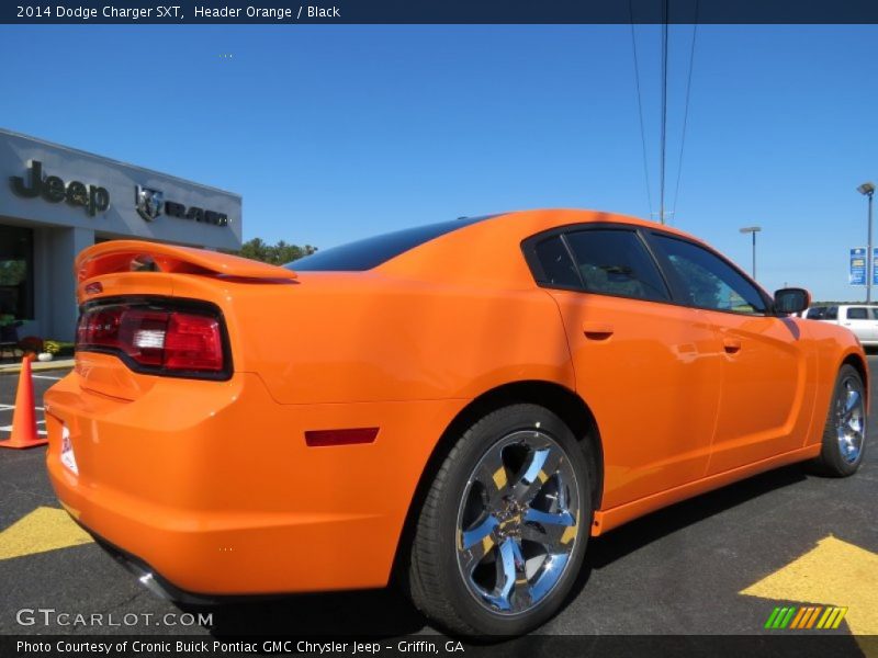 Header Orange / Black 2014 Dodge Charger SXT