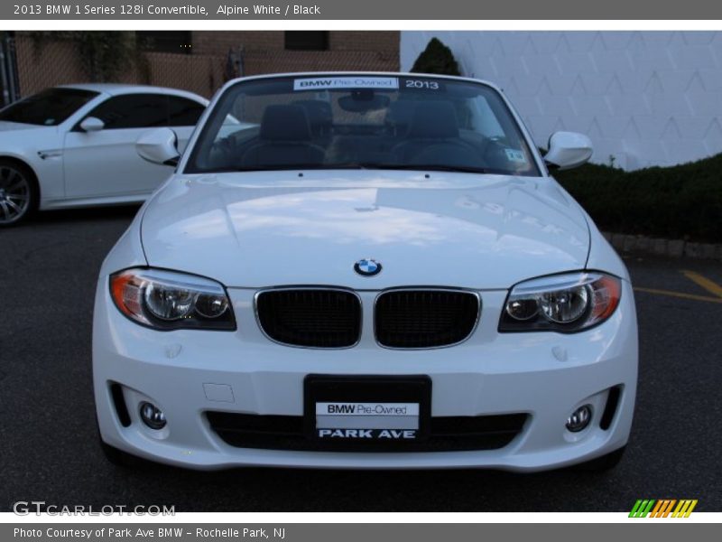 Alpine White / Black 2013 BMW 1 Series 128i Convertible