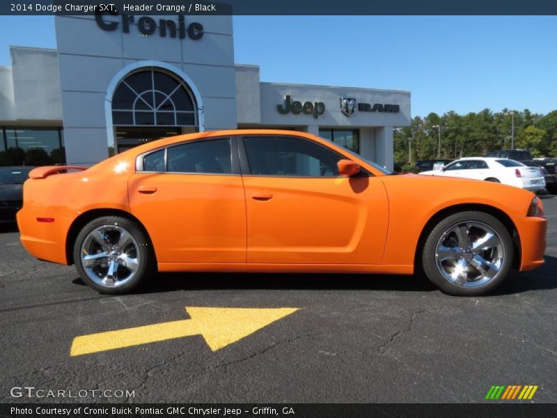 Header Orange / Black 2014 Dodge Charger SXT