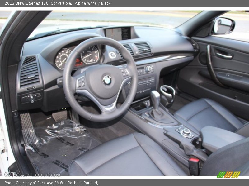 Alpine White / Black 2013 BMW 1 Series 128i Convertible