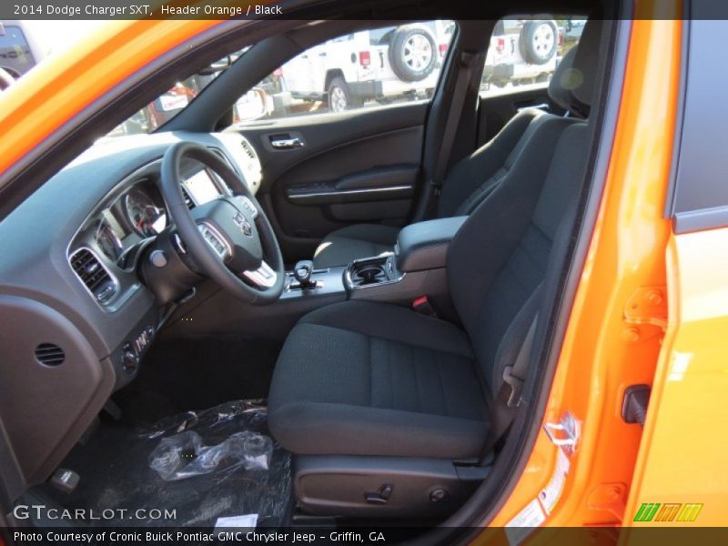 Header Orange / Black 2014 Dodge Charger SXT