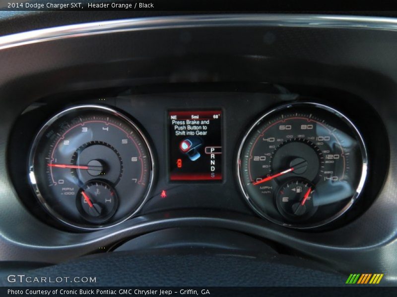 Header Orange / Black 2014 Dodge Charger SXT