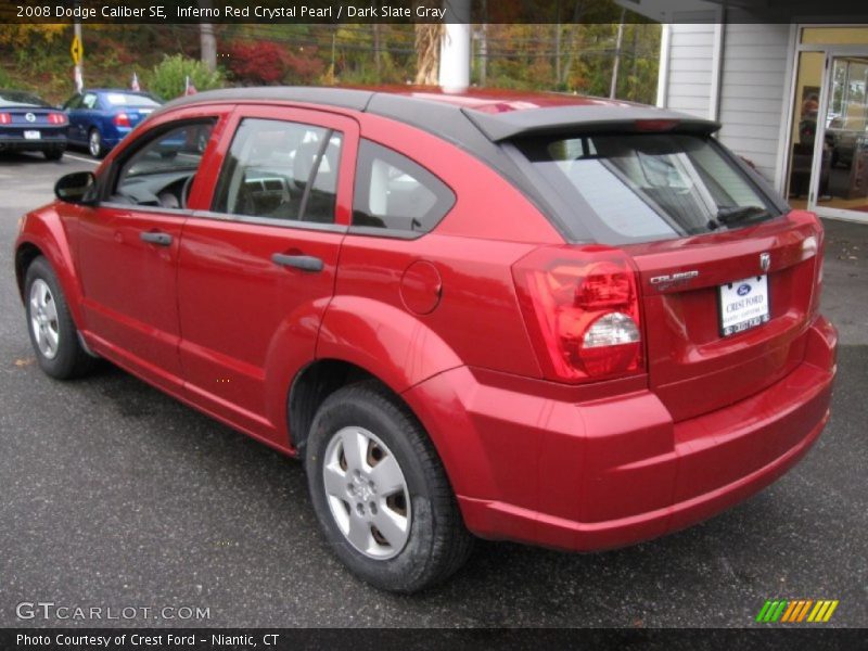 Inferno Red Crystal Pearl / Dark Slate Gray 2008 Dodge Caliber SE