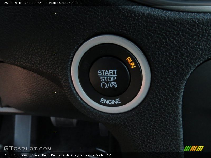 Header Orange / Black 2014 Dodge Charger SXT