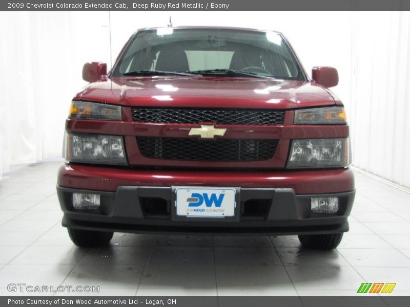 Deep Ruby Red Metallic / Ebony 2009 Chevrolet Colorado Extended Cab