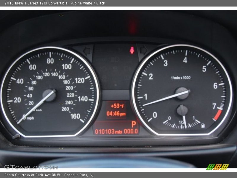  2013 1 Series 128i Convertible 128i Convertible Gauges