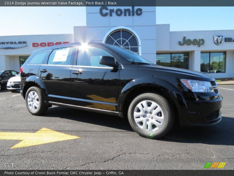 Pitch Black / Black 2014 Dodge Journey Amercian Value Package