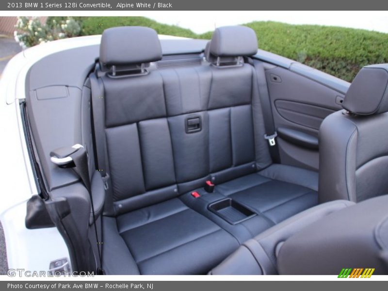 Rear Seat of 2013 1 Series 128i Convertible