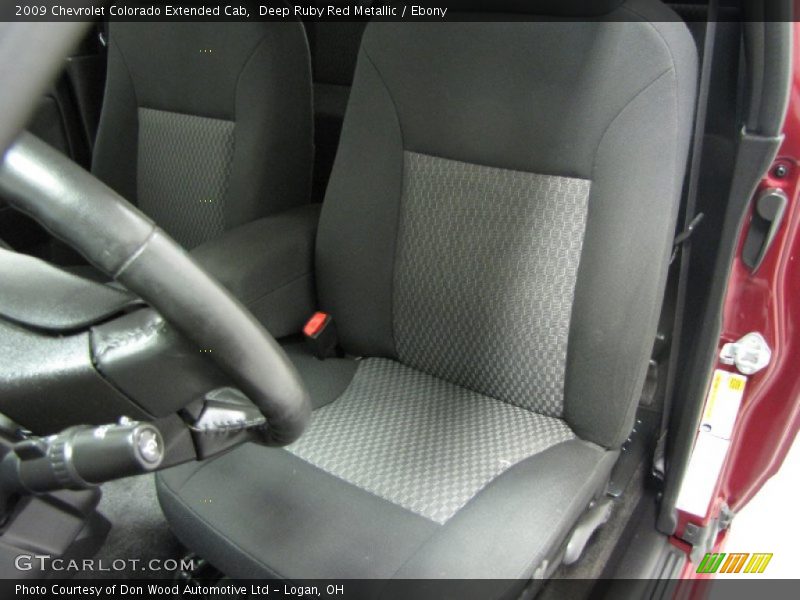 Deep Ruby Red Metallic / Ebony 2009 Chevrolet Colorado Extended Cab
