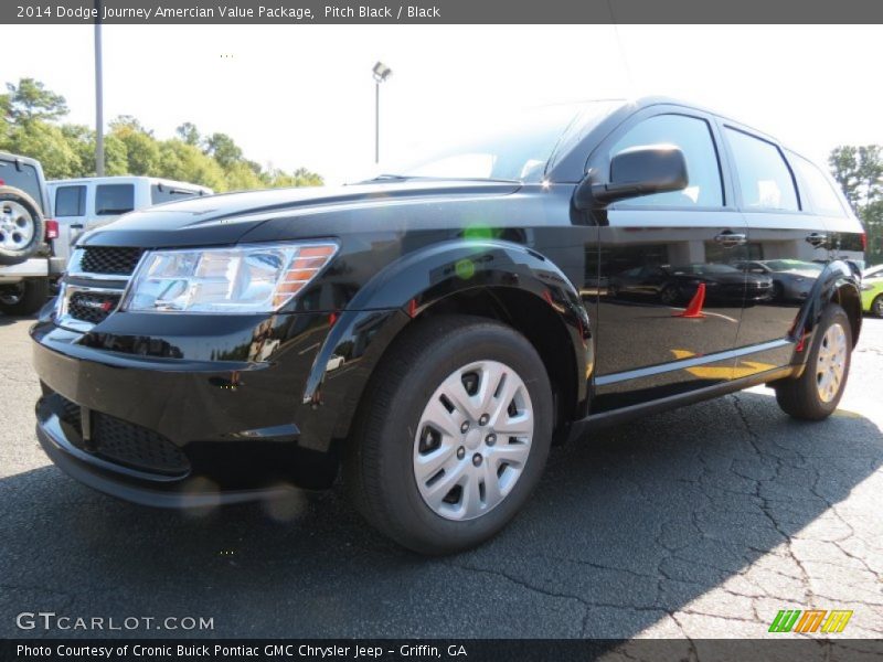 Pitch Black / Black 2014 Dodge Journey Amercian Value Package