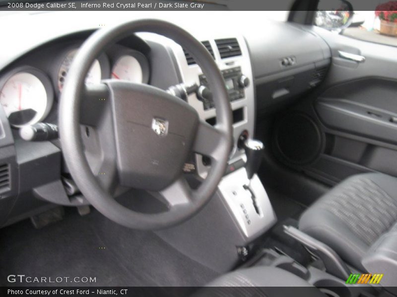Inferno Red Crystal Pearl / Dark Slate Gray 2008 Dodge Caliber SE