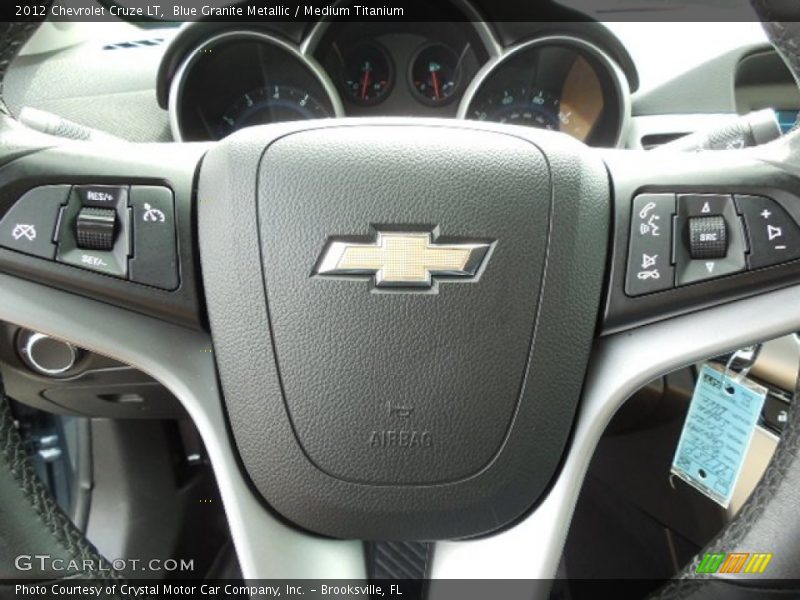 Blue Granite Metallic / Medium Titanium 2012 Chevrolet Cruze LT