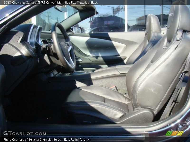 Blue Ray Metallic / Black 2013 Chevrolet Camaro SS/RS Convertible