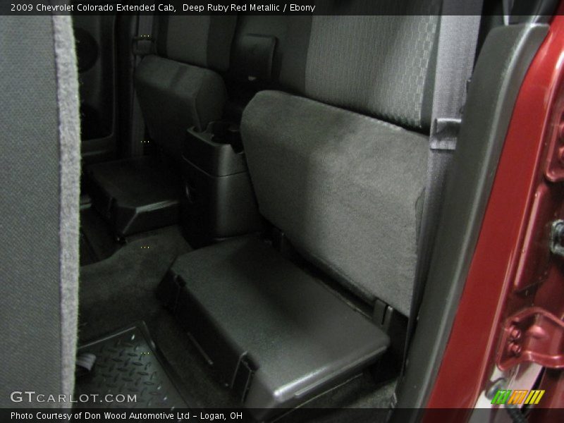 Deep Ruby Red Metallic / Ebony 2009 Chevrolet Colorado Extended Cab