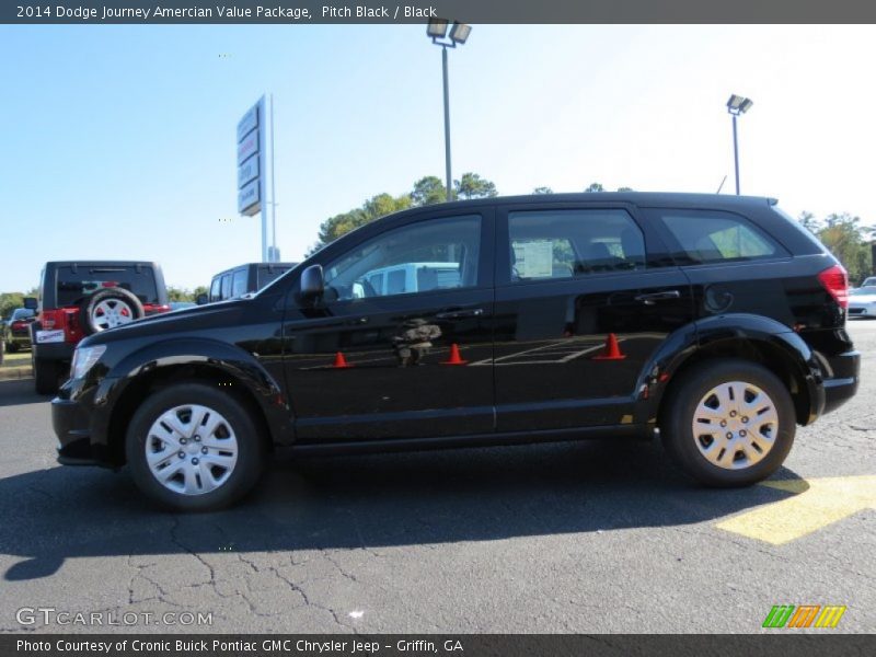 Pitch Black / Black 2014 Dodge Journey Amercian Value Package