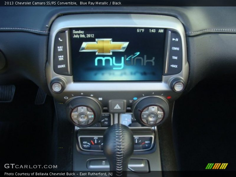Blue Ray Metallic / Black 2013 Chevrolet Camaro SS/RS Convertible