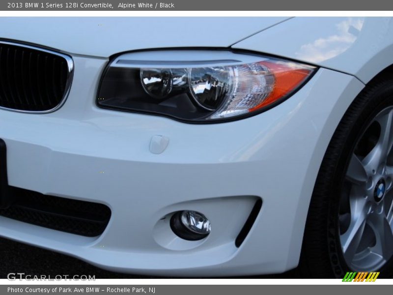 Alpine White / Black 2013 BMW 1 Series 128i Convertible