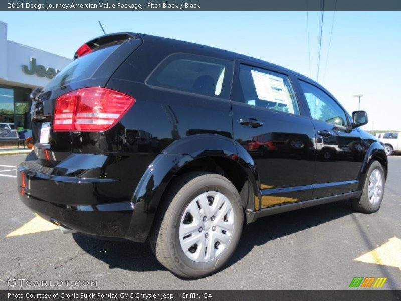 Pitch Black / Black 2014 Dodge Journey Amercian Value Package