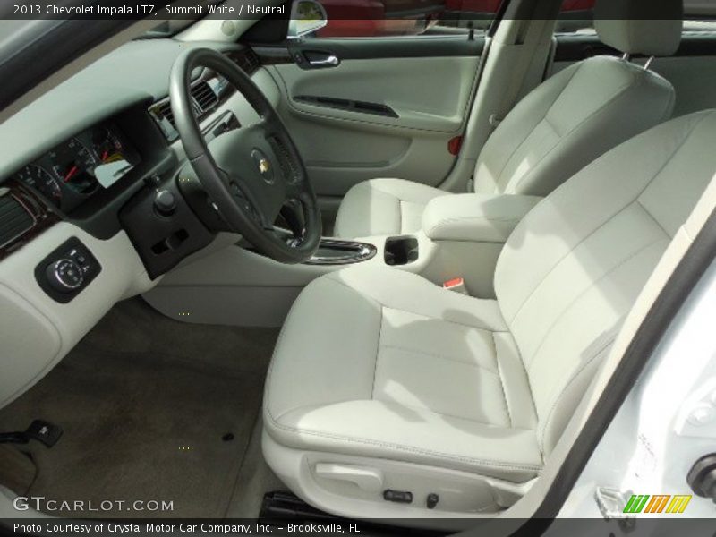 Summit White / Neutral 2013 Chevrolet Impala LTZ