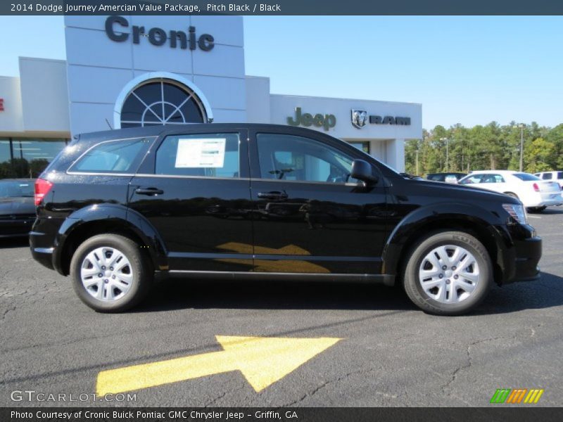 Pitch Black / Black 2014 Dodge Journey Amercian Value Package