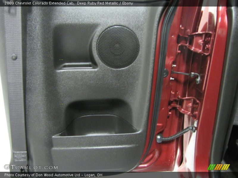 Deep Ruby Red Metallic / Ebony 2009 Chevrolet Colorado Extended Cab