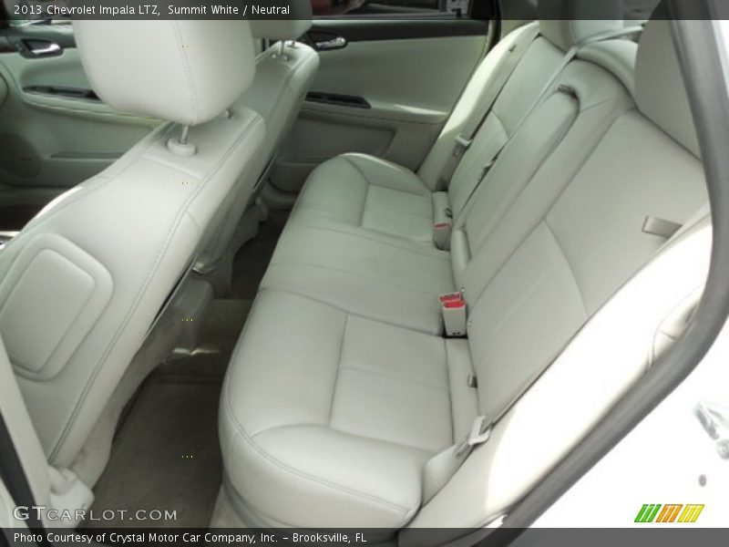 Summit White / Neutral 2013 Chevrolet Impala LTZ