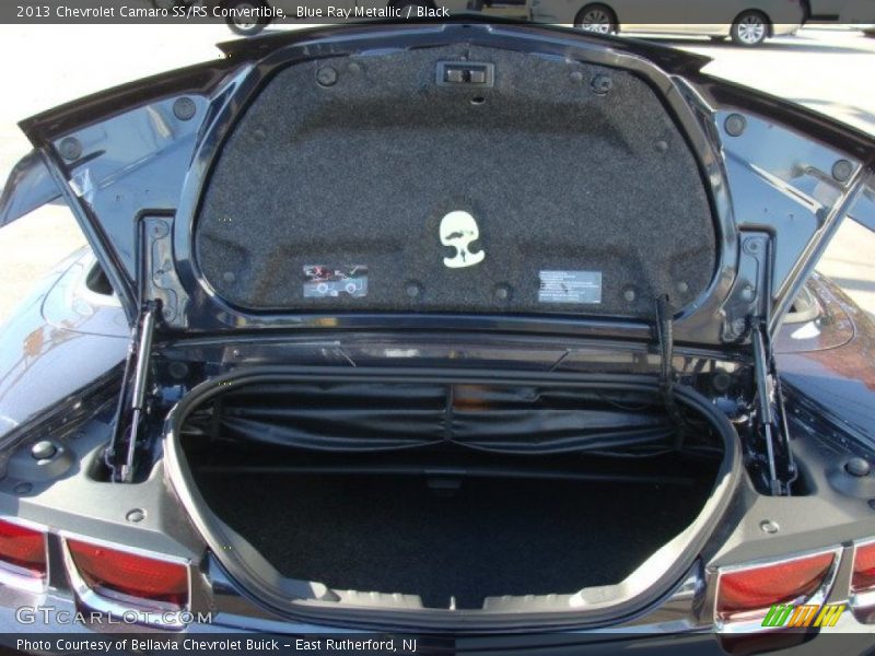Blue Ray Metallic / Black 2013 Chevrolet Camaro SS/RS Convertible