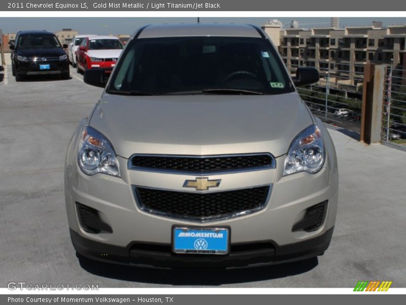 Gold Mist Metallic / Light Titanium/Jet Black 2011 Chevrolet Equinox LS